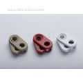 Adjustable metal buttons for sweaters